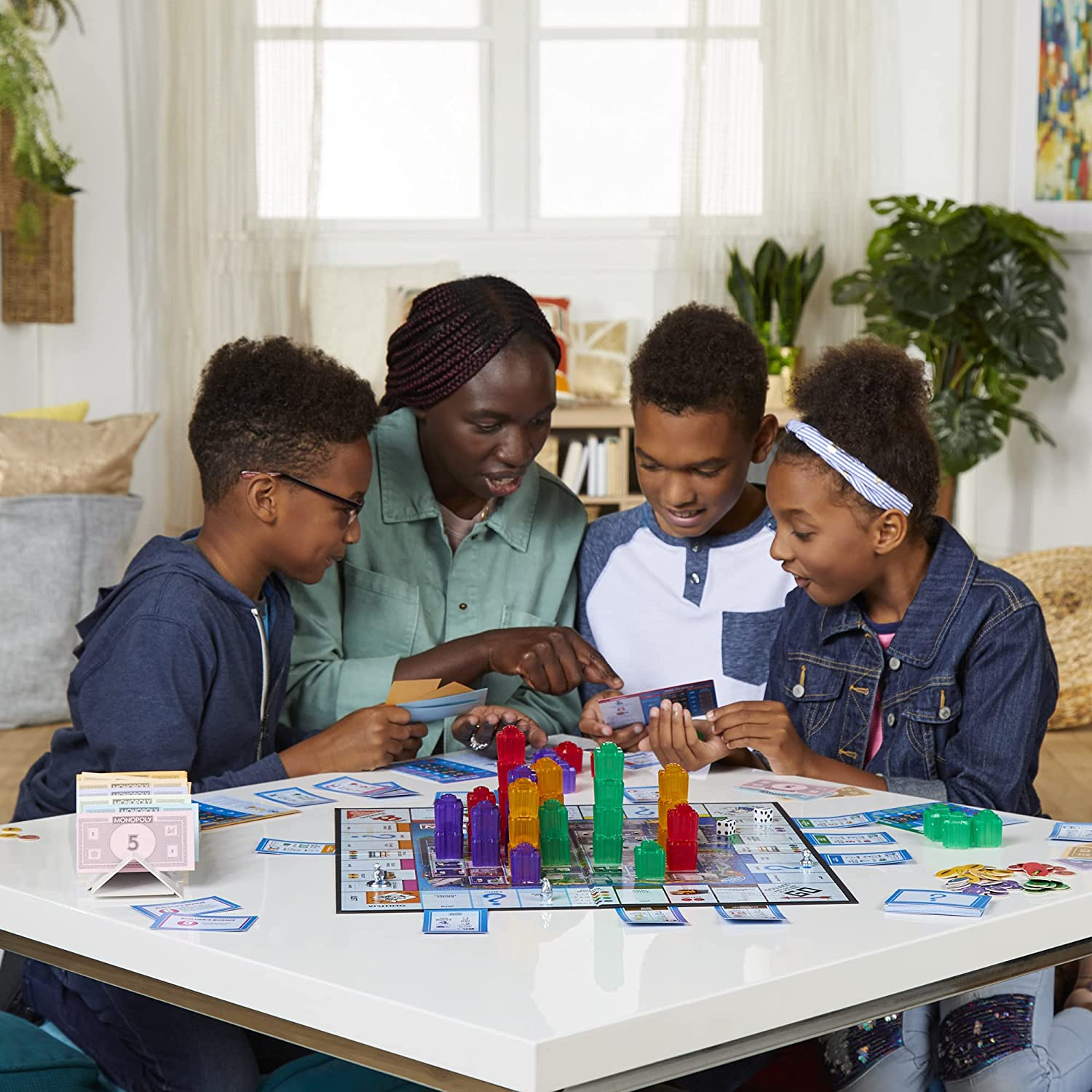 Monopoly Builder Board Game, Board Games for Kids and Adults, Strategy Games, Family Board Games, for Kids 8 and Up, 2-4 Players image number 6