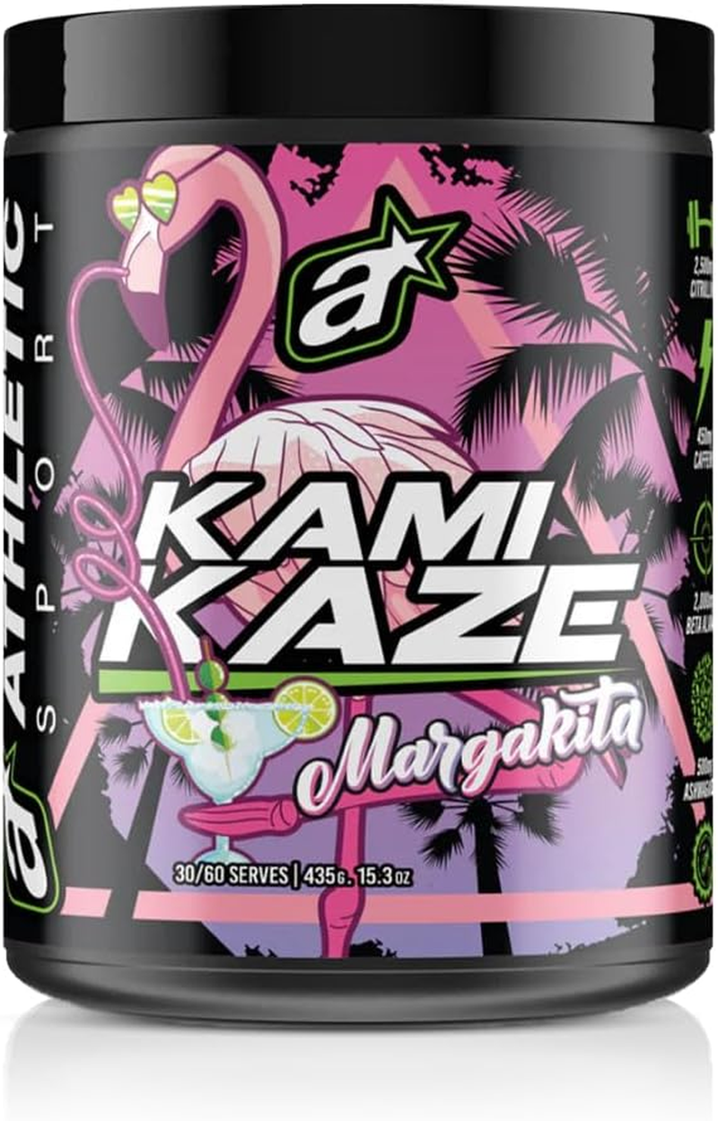 Athletic Sport Kamikaze Pre Workout | High Energy Pumps | 30 Serves (Creaming Soda) image number 1