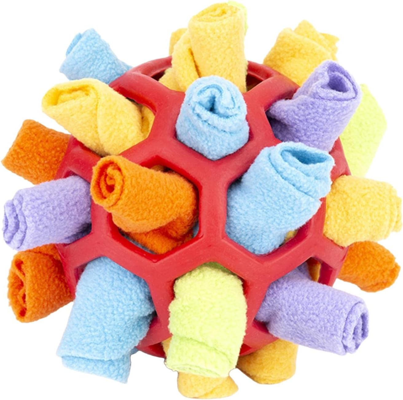 Baoblaze Snuffle Ball Dog Treat Dispenser, Dog Puzzle Toys Ball Interactive Dog Toys for Small Medium Dogs Feeders Toys, Dogs Treat Toys Ball image number 3