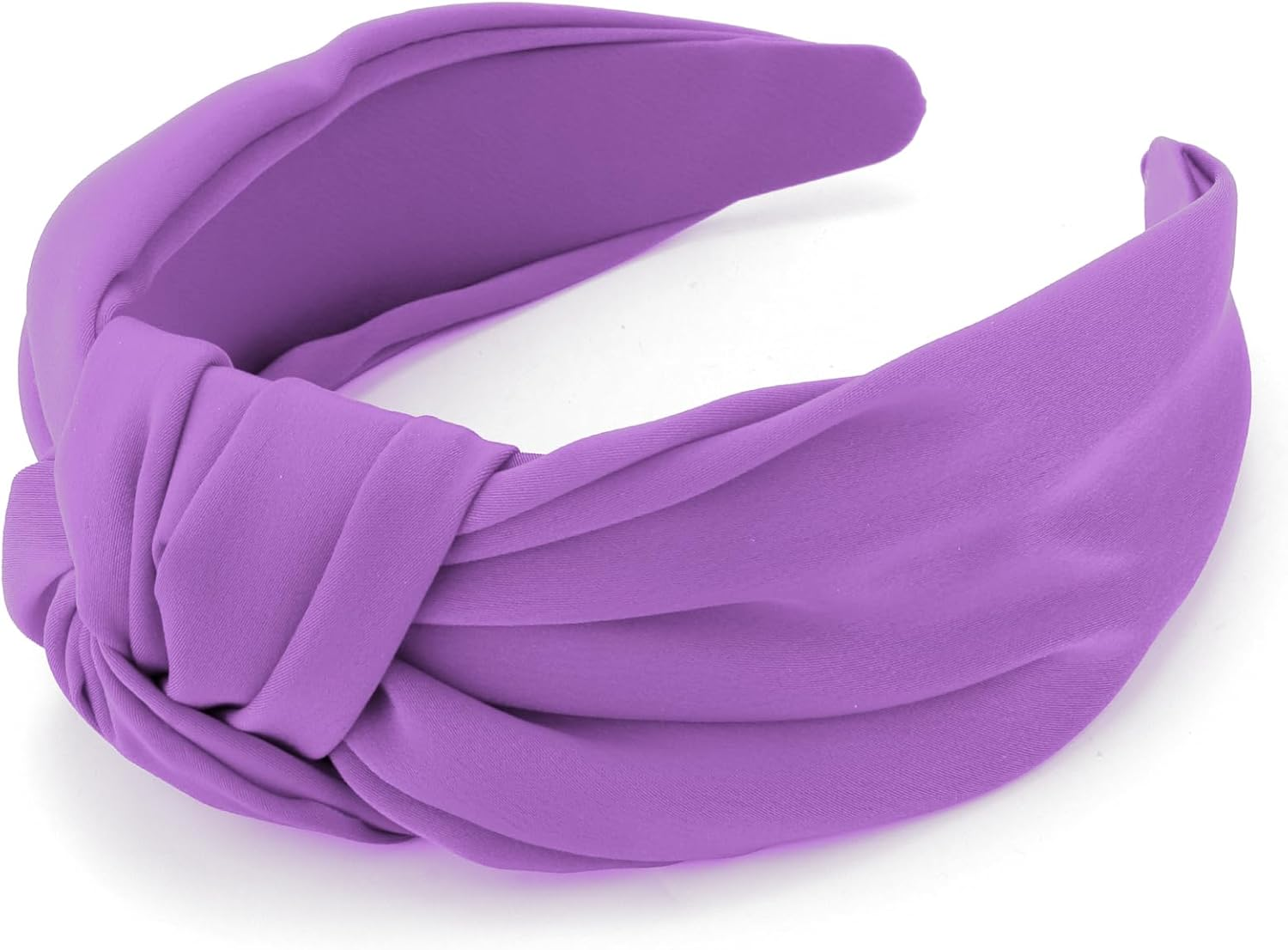 TOBATOBA Peacock Blue Headband, Top Knot Headband Satin Silk for Women, Wide Headbands for Women'S Hair, Non Slip Fashion Hair Accessories