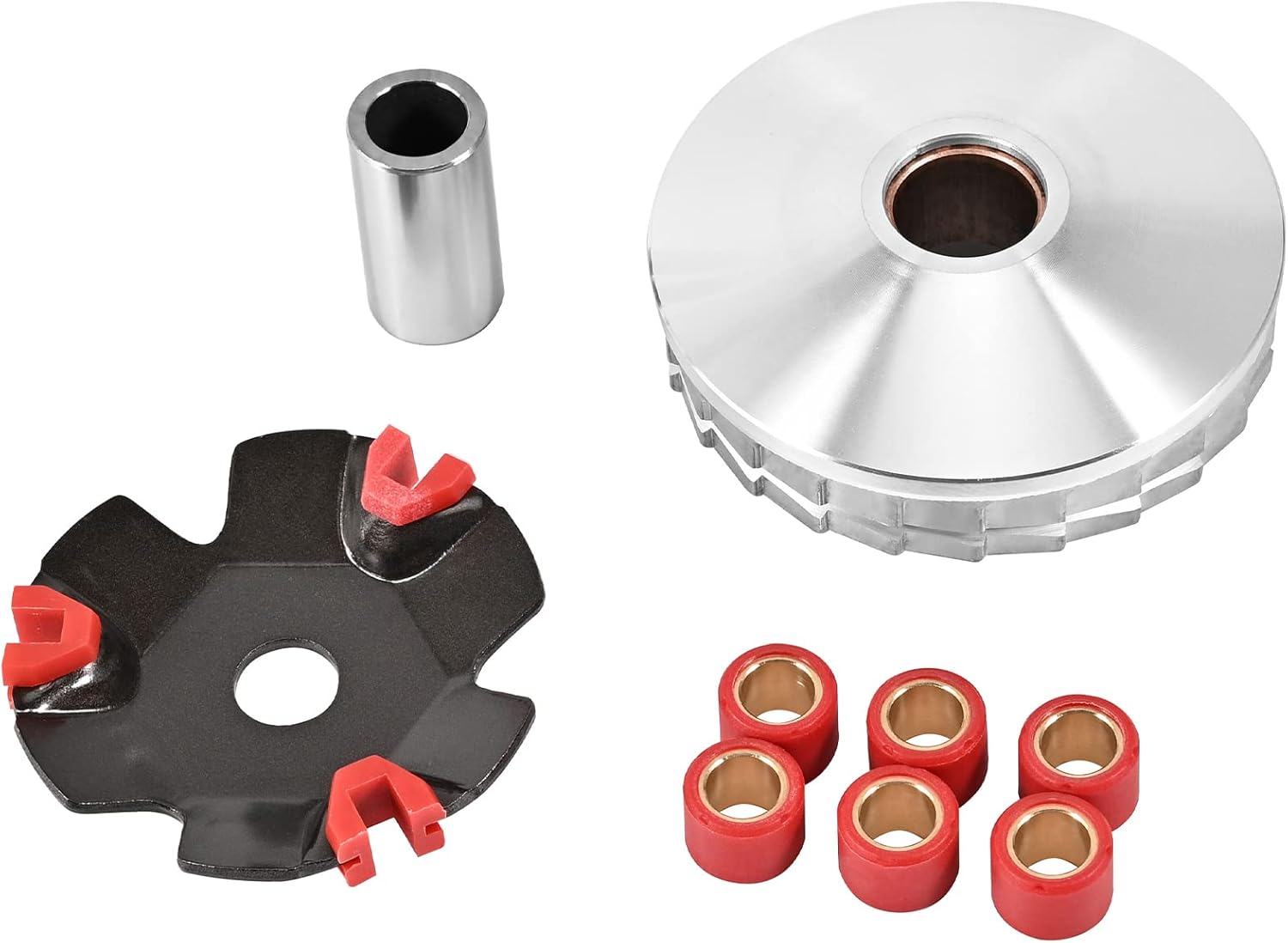 High Performance Racing Variator Kit with 6.5 Gram Copper Roller Weights for Chinese Scooter Moped ATV Go Kart Taotao GY6 50Cc 80Cc 1P39QMB 1P47QMD (GY6-50/80CC) image number 5