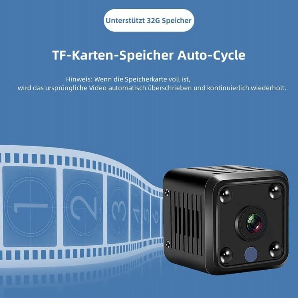 Mellisso 4K 1080P HD Mini Surveillance Camera Indoor Wifi Camera Live Transmission Mobile Phone App Camera Indoor with Battery A image number 1