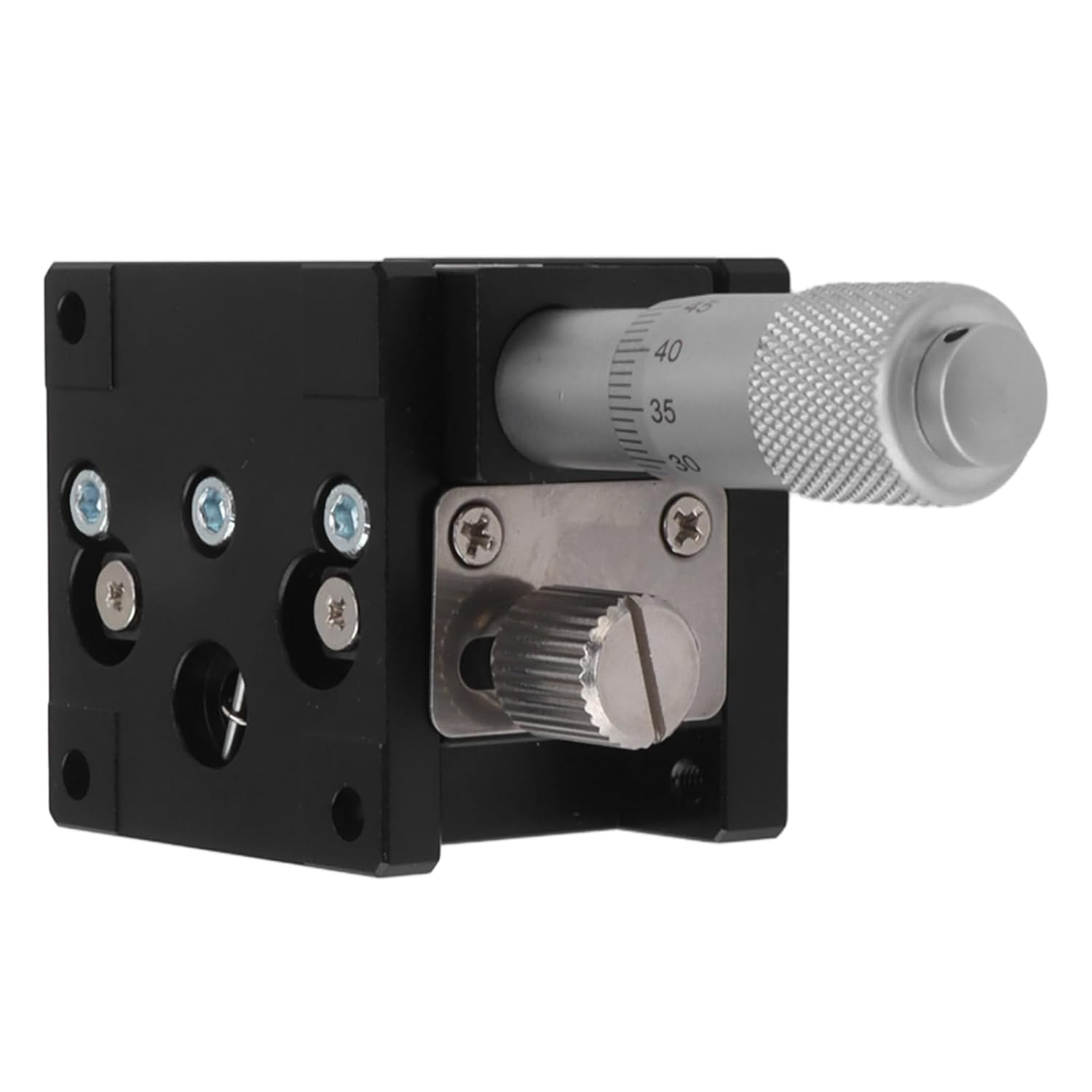 Manual Linear Stage Aluminum Alloy Z Axes Slide Table 19.6N Bearing for Alignment Positioning Capacitive Touch Screen Production Equipment Optical Instruments Alloy Sliding Table image number 6