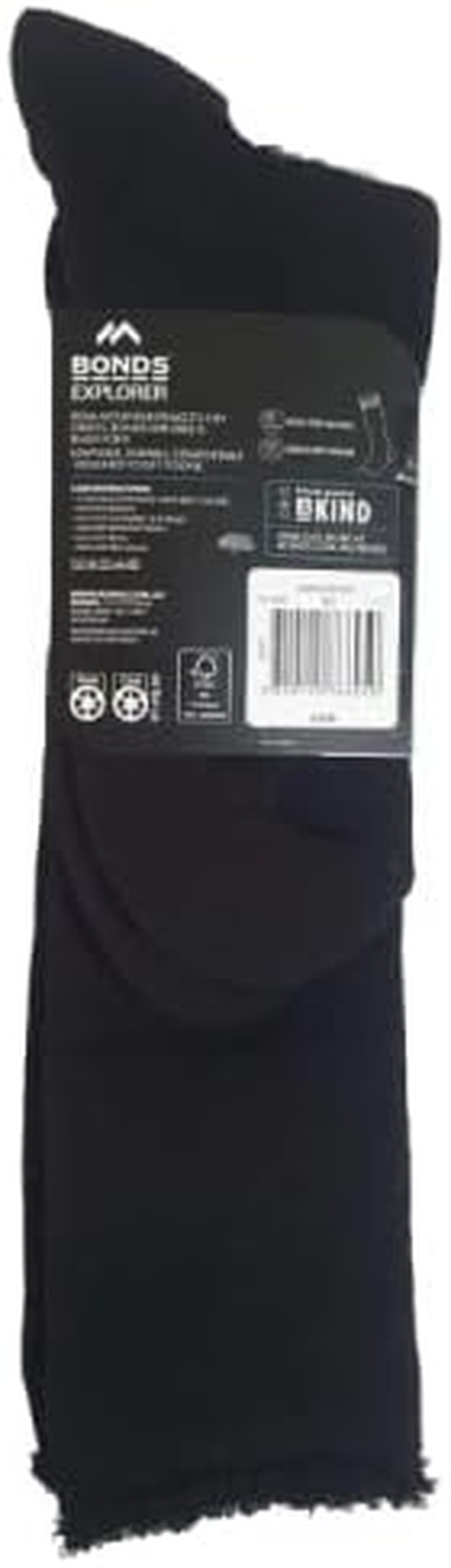 Long Mens Original Holeproof Explorer Wool Blend Socks Black Outdoor Work Size