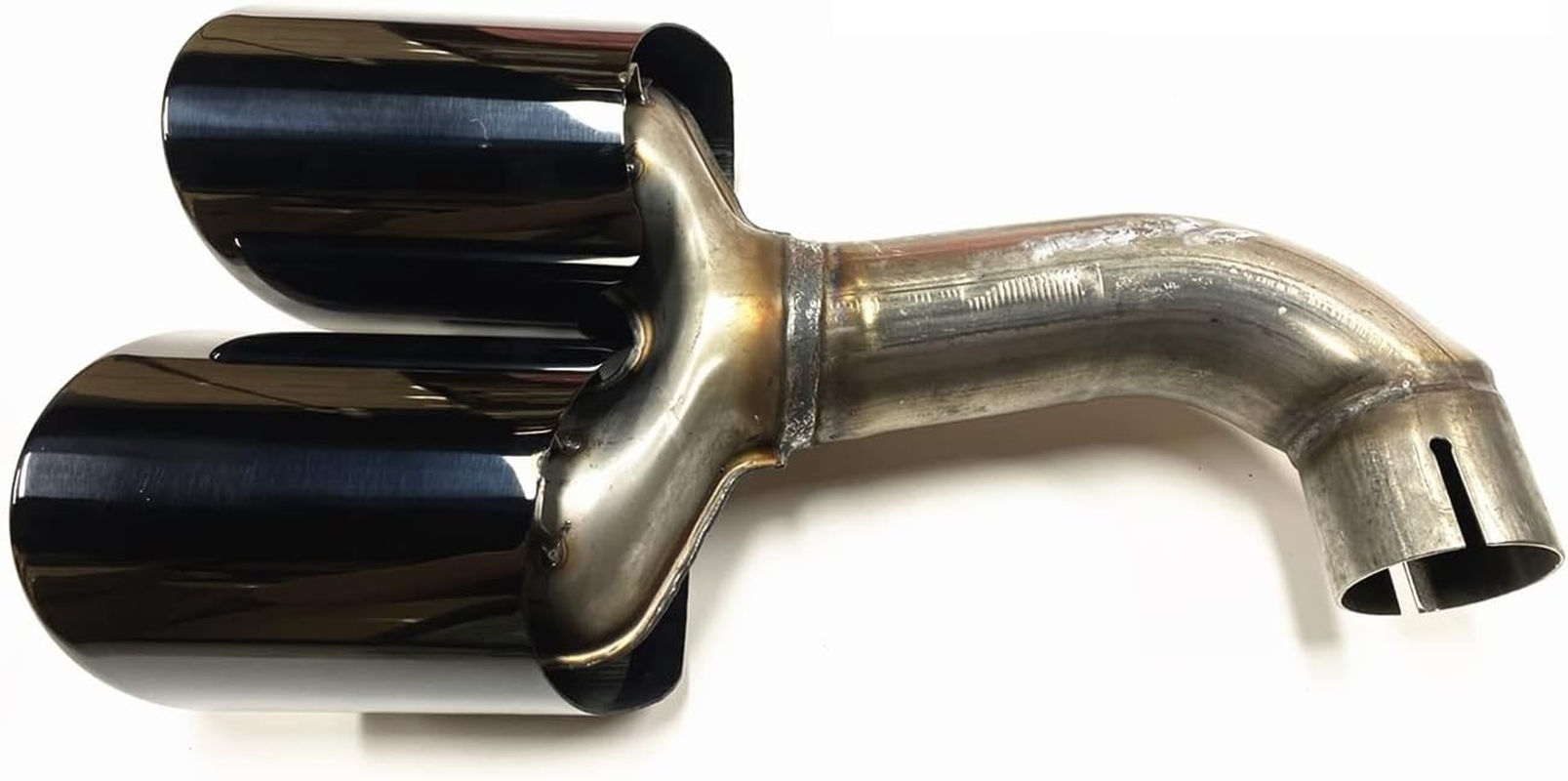 Muffler Titanium Black Car Rear Exhaust Muffler Pipe Tips Tailpipe Exhause Tail Air Vent Outlet Duct Compatible with BMW X3M X4M 2018 2019 2020 image number 2