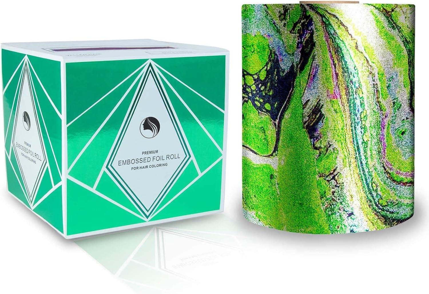 Vellen Hair Embossed Aluminium Hair Foil Roll, Hair Foils for Highlighting, Non-Slip Textured &ndash; 185Meter (Generica)