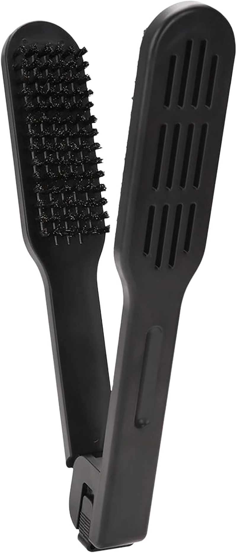 Ungtyb Boar Bristle Clamp Hair Brush,Boar Bristle Double Sided Brush | Detangling Comb Hairdressing Smoothing Styling Tools for Teens Women Girls Youth image number 4