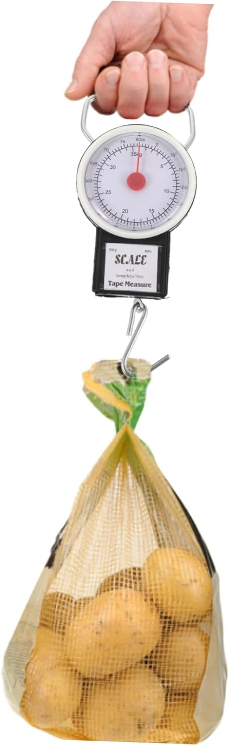 FELTECHELECTR Portable Heavy Duty Spring Scale for Travel Accurate Hanging Luggage Weight Measurement Compact Design for Outdoor Use for and Adventurers image number 1