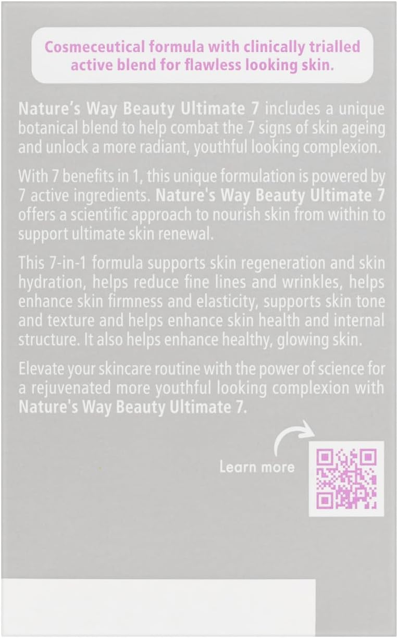 Nature'S Way Beauty Ultimate 7 60 Tablets image number 3