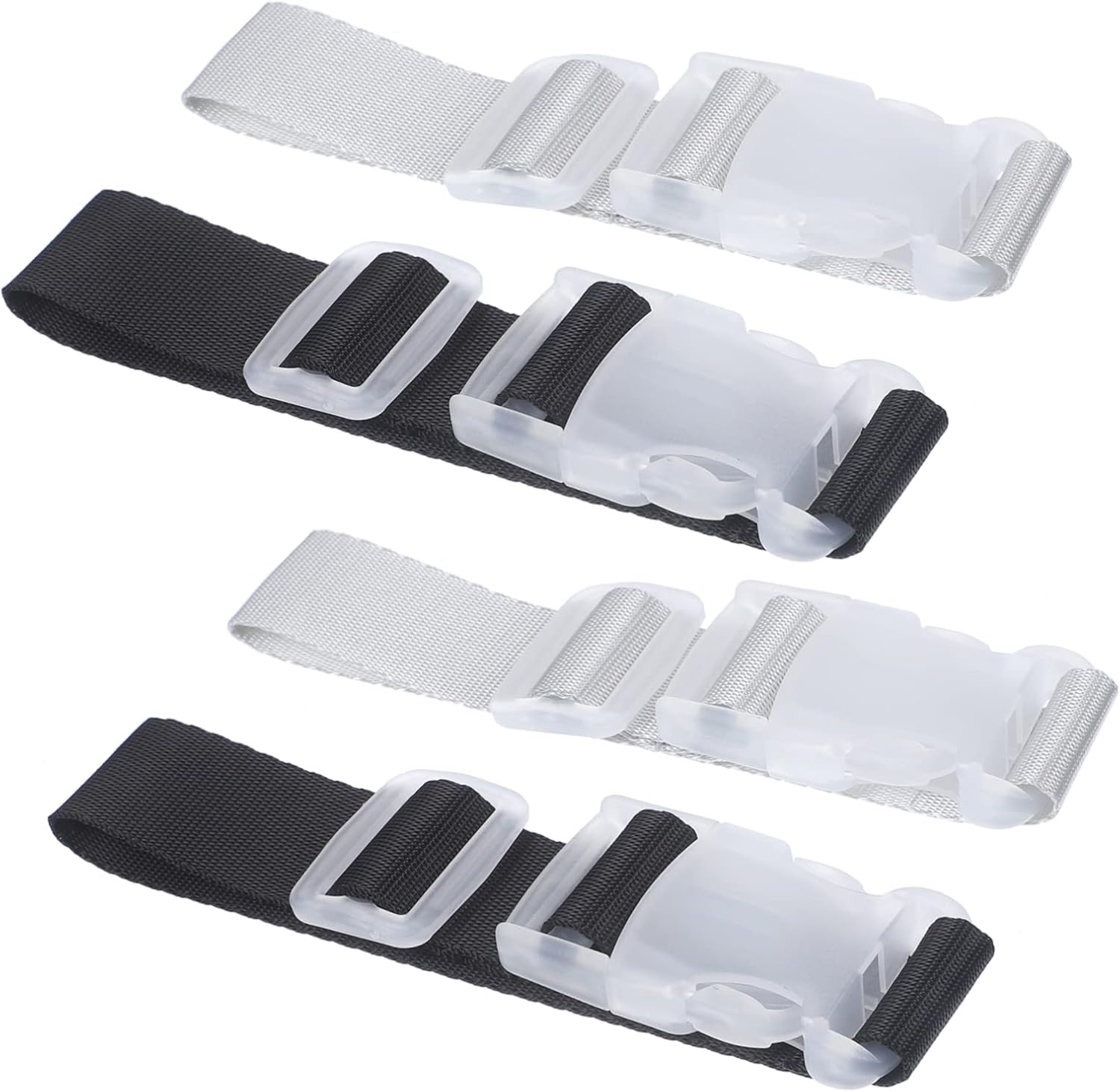 PACKOVE 4Pcs Luggage Straps Buckle Adjustable Travel Backpack Accessories for Suitcase Bag Camping