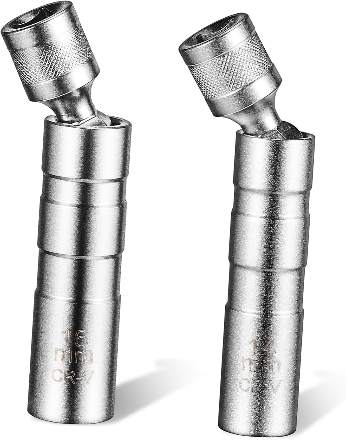 Beatifufu Automotive Repair Tool Kit 2 Pcs Spark Plug Wrench Socket 14Mm 16Mm Magnetic image number 6