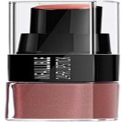 L'Oreal Paris Lipstick, Colour and Shine, Infallible 2-Step Lipstick, 312 Incessant Russet
