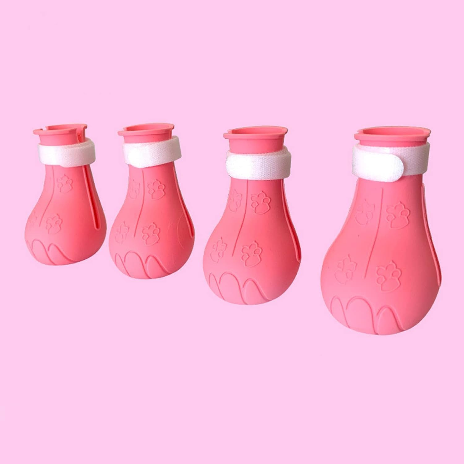 Anti-Scratch Cat Shoes Boots, 4Pcs Pet Scratch Deterrent Booties, Silicone anti Scratch Cat Feet Covers, Silicone Pet Anti-Scratch Shoes image number 3