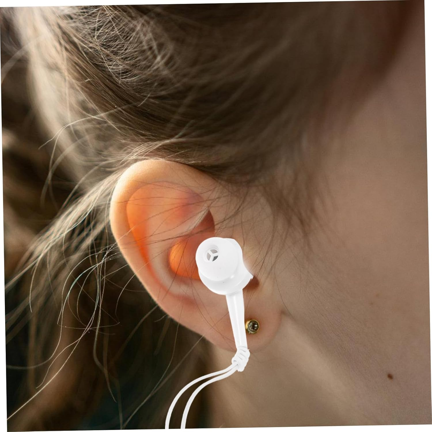 LOORGVEL Retractable Earphone Compact In-Ear Headphones for Music Devices Wired Earbuds Telescopic Design Fit for Pocket Use Ear Plug Headphone for Travel and Daily Use image number 6