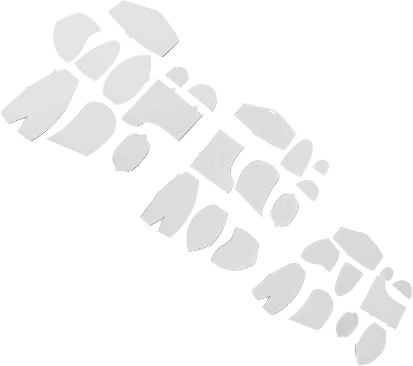 Memory Bear Template Ruler, Meaningful Art Craft Bear Sewing Template, Easy to Use, 30 Pieces Acrylic for Kindergarten image number 5