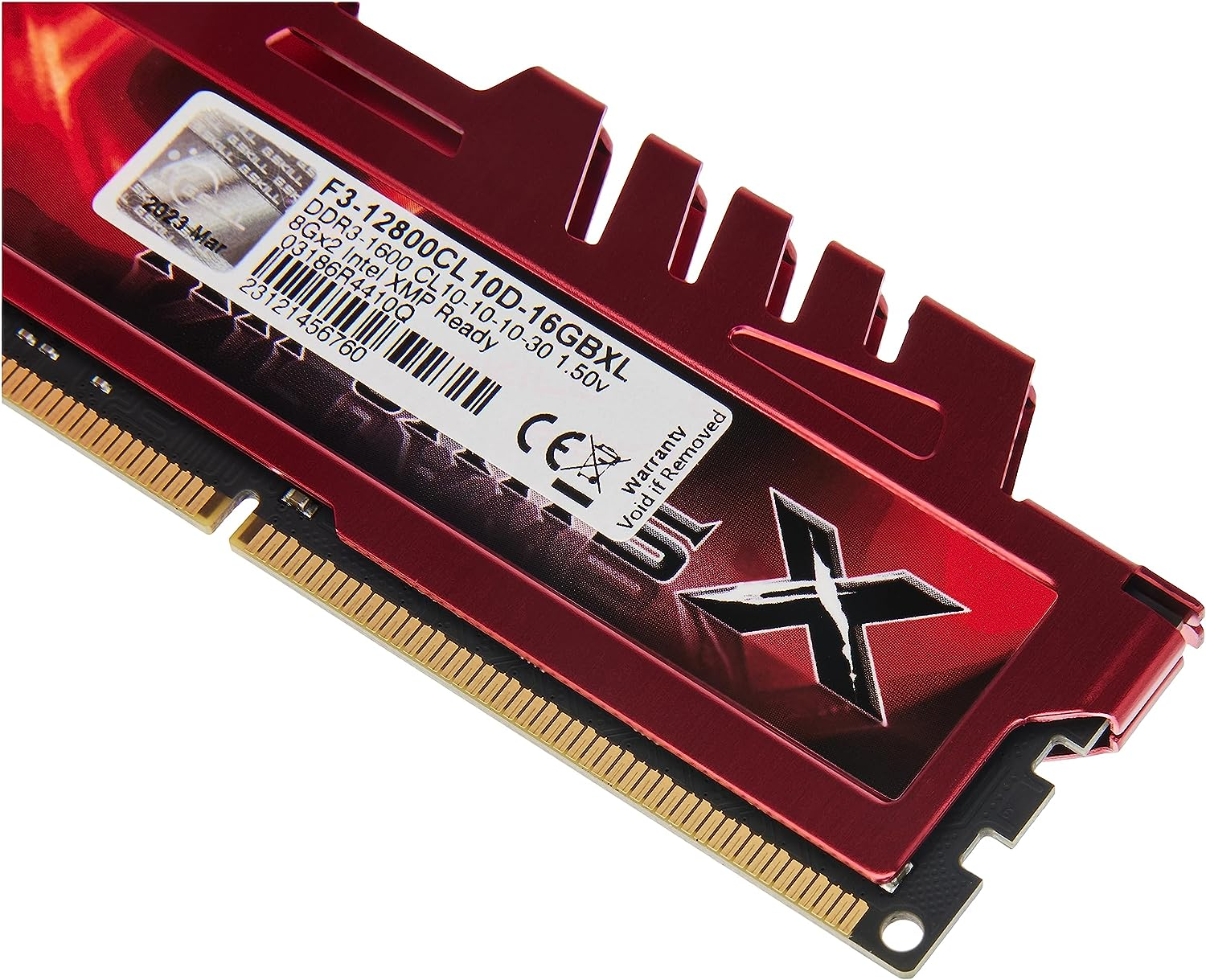 G.Skill Ripjaws X Series 16GB DDR3 1600 Mhz Memory Module (2 X 8 GB) image number 3
