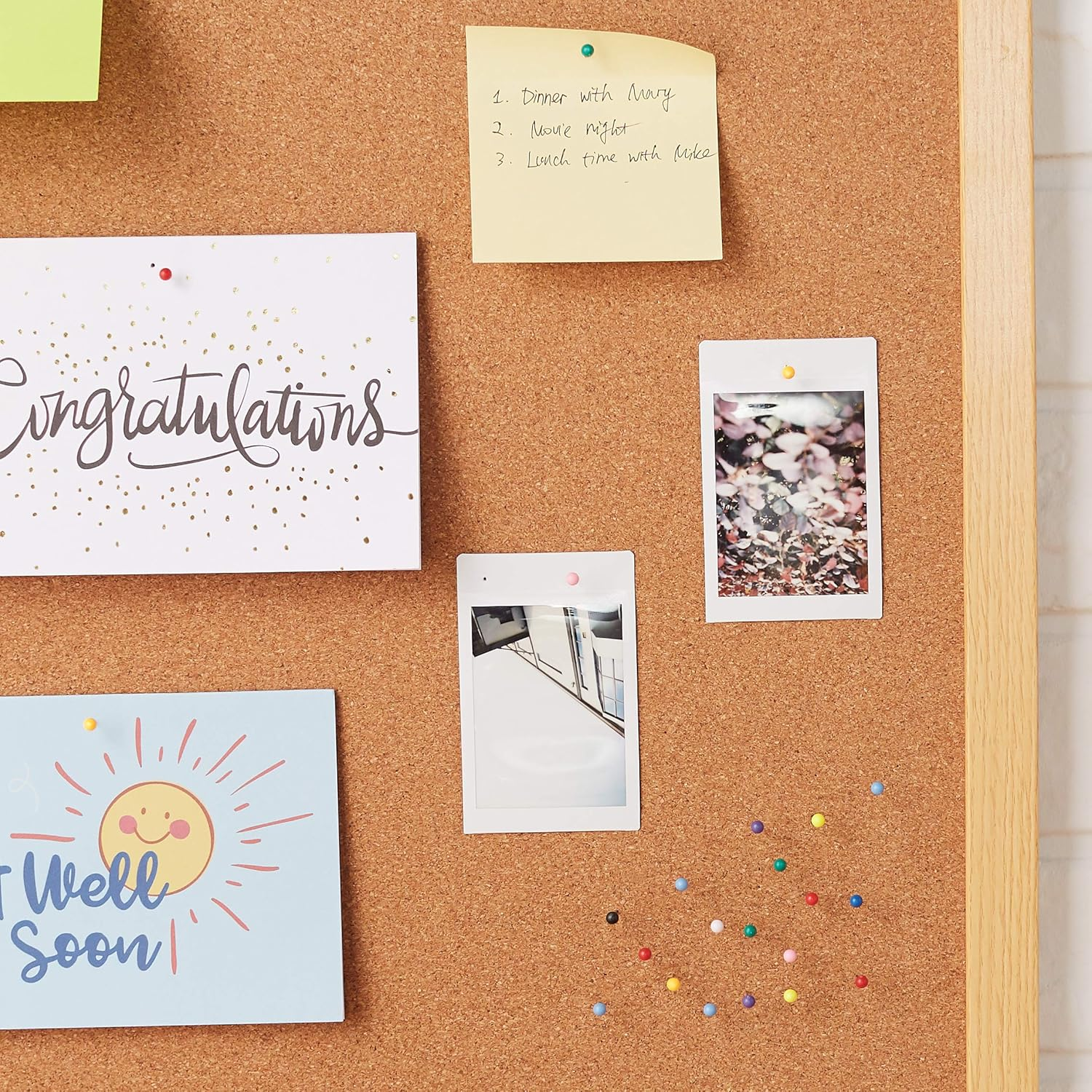 Amazon Basics 3 Millimetres Push Pins Map Tacks 10 Colors (Each Color 60 PCS) - 600-Pack image number 6