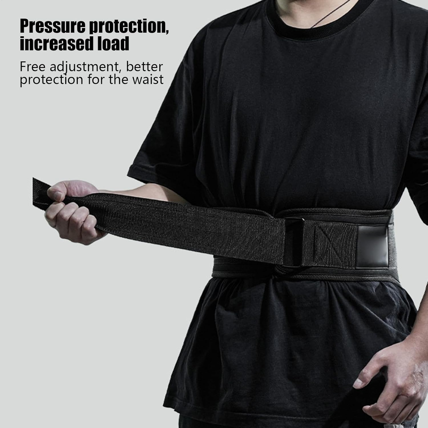 Back Support Weight Lifting Belt - Powerlifting Support Waistband for Workout - Pro Exercise Training Equipment for Lunges, Deadlift, Thrusters, Squats image number 2