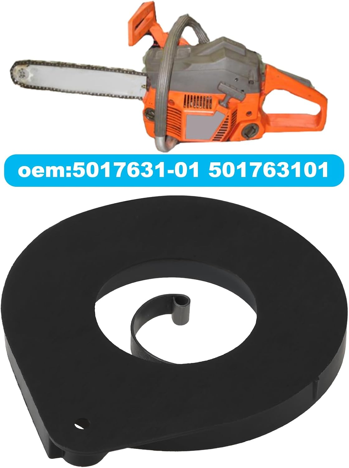 Create Idea 2Pcs Starter Recoil Spring 5017631-01 501763101 Compatible with Husqvarna 41 50 50 image number 6