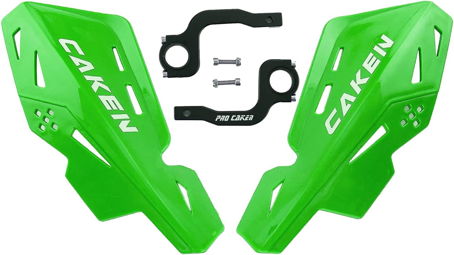 PRO CAKEN Universal 7/8" 22Mm and 1 1/8" 28Mm Handle Bar Hand Guards CNC Bracket for Dirt Bike Motocross ATV Scooter for CRF KLX KX LTR TRX SX SXF EXC XCW Grizzly Hawk 250 Bicycles-Red