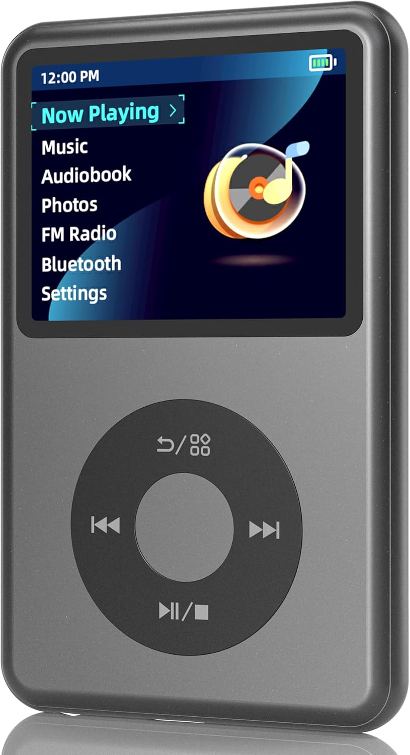 Y1 Mp3 Player with Bluetooth 128G Innioasis Version Upgrade Portable Mini Hifi Sound Bluetooth Walkman Digital Music Player 2.4" Screen Nice 2025 Yellow