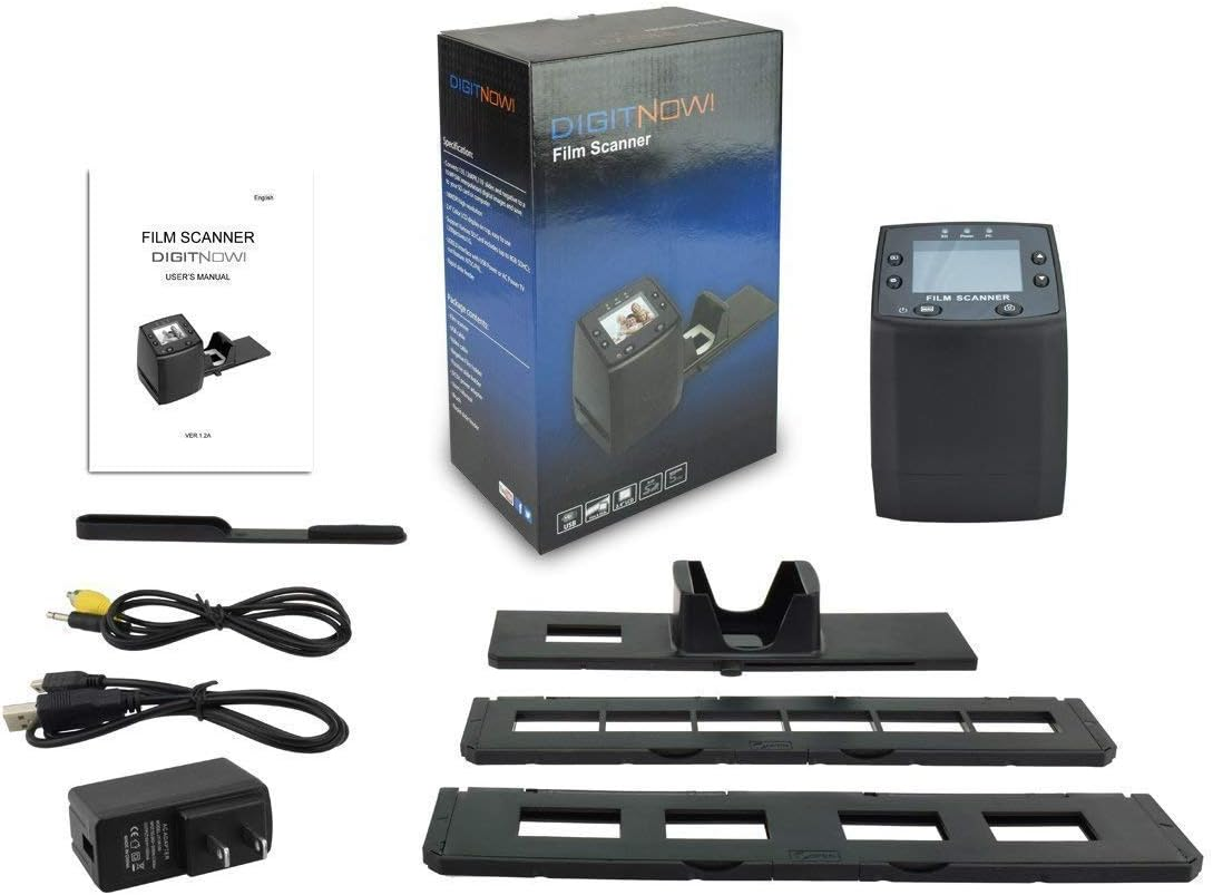 DIGITNOW! 135 Film Negative Scanner High Resolution Slide Viewer,Convert 35Mm Film &Slide to Digital JPEG save into SD Card, with Slide Mounts Feeder No Computer/Software Required. image number 3