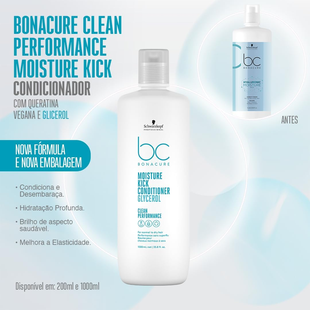 Schwarzkopf BC Moisture Kick Conditioner 1000 Ml image number 6