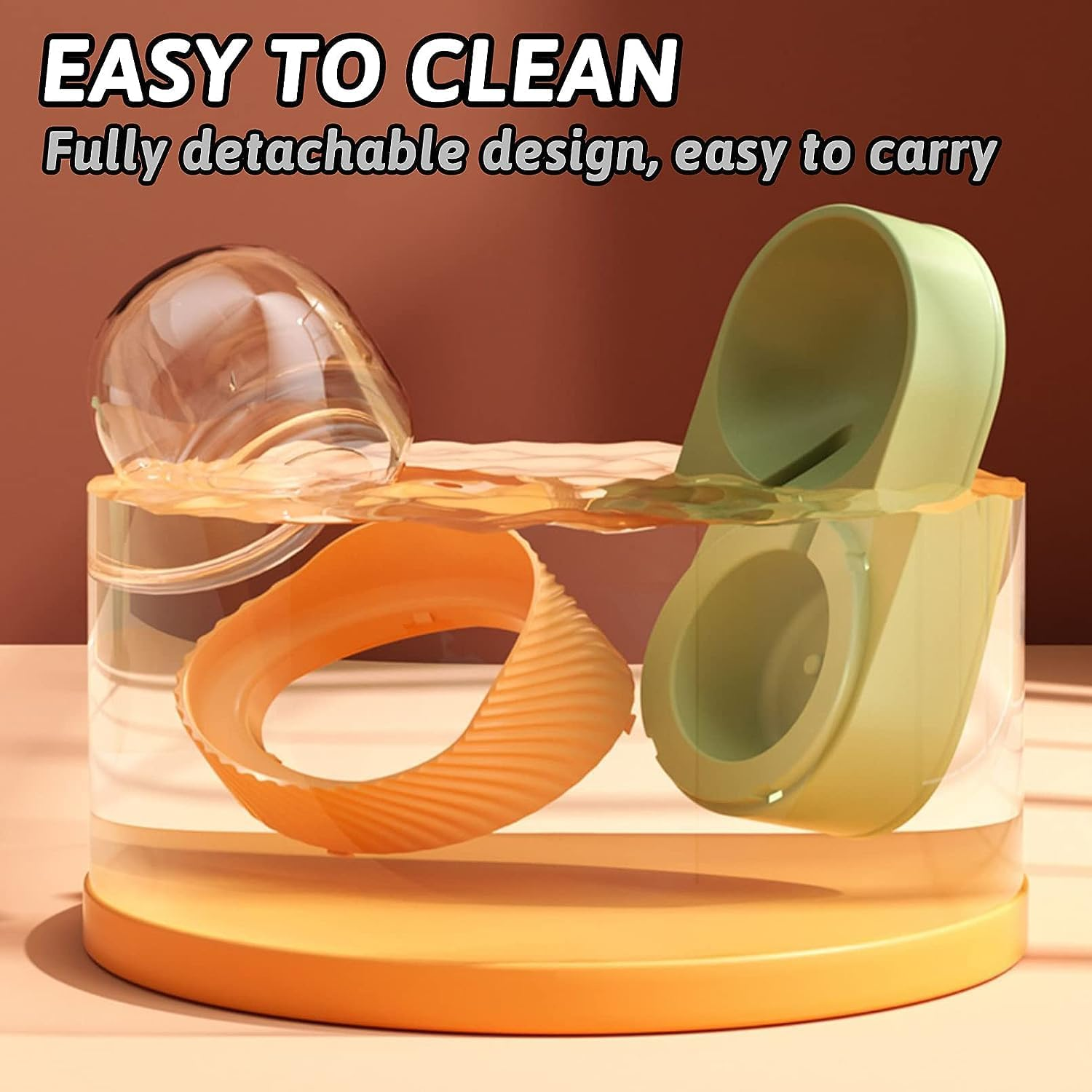 Kathson Automatic Cat Feeder (Green) image number 1