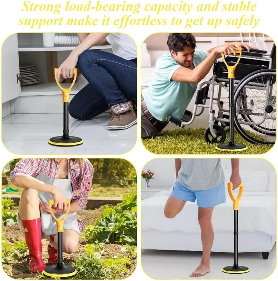 Stand Assist Mobility Tool,Mobility Aids Tool, Standup Helper, Adjustable Mobility Aid Tool, Stand Assist Device,Adjustable Mobility Aids,Elderly Lift Assist Devices (Yellow) - Yellow image number 3