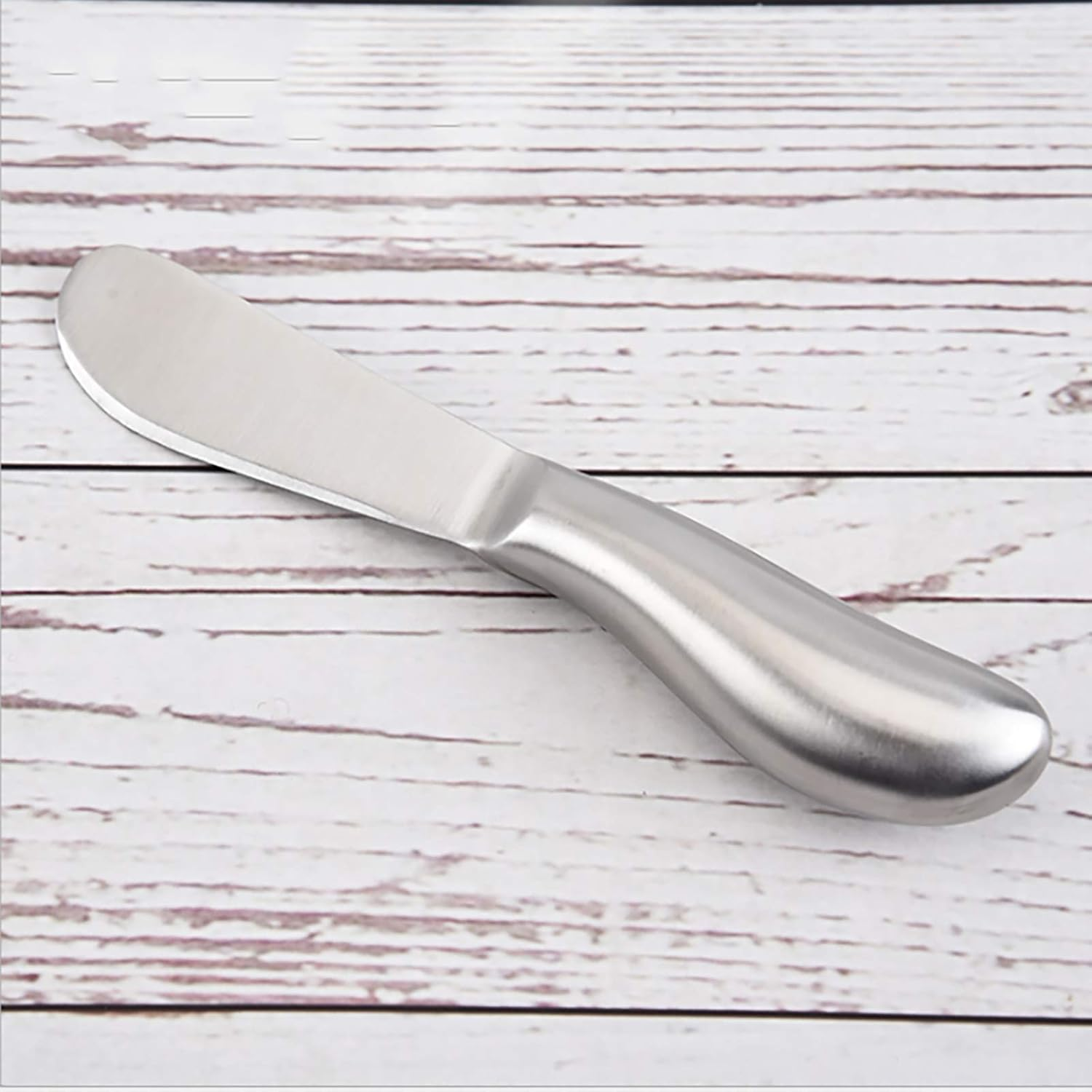 VANRA Spreader Knife Set 4-Piece Butter Knife Stainless Steel Cheese Knife Set Small Bread Cream Knives 5.3-Inch image number 1