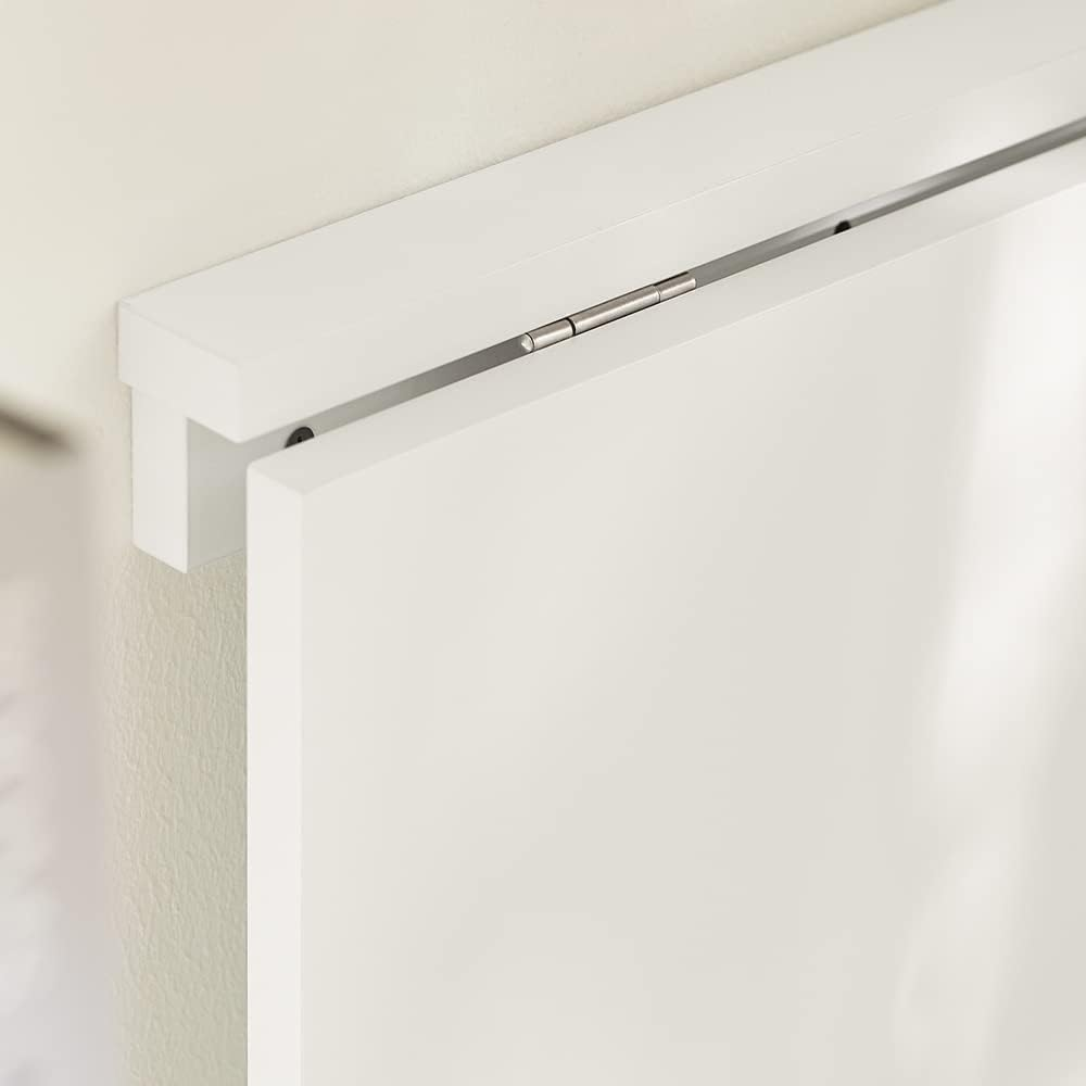 Sobuy Wall-Mounted Folding Table, Kitchen Table, Laptop Table, Dining Table, White, FWT03-W image number 2