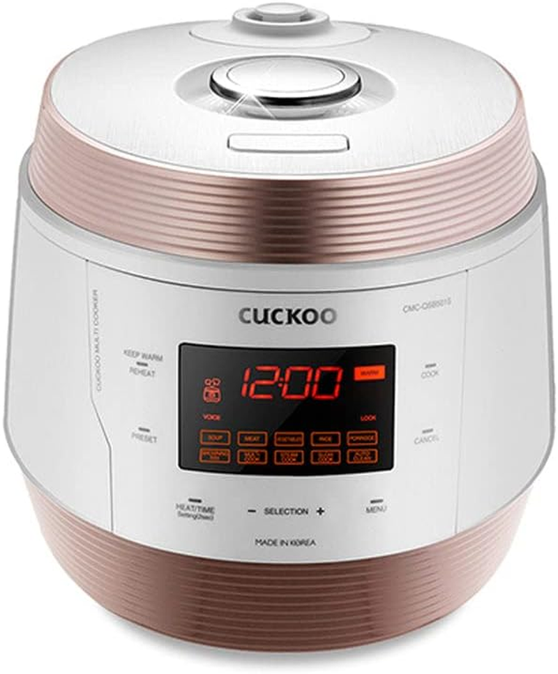 CUCKOO 5-Quart Premium Multi-Pressure Cooker with 30 Recipes (CMC-QSB501S) White image number 1