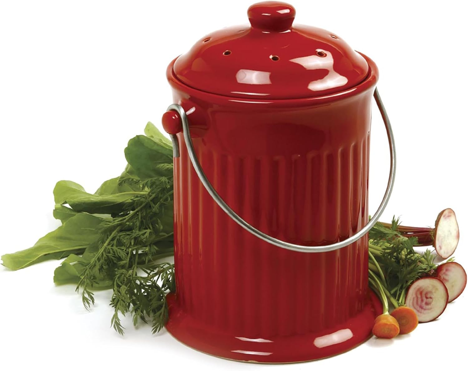 Norpro 93R Compost Keeper Red - Blue image number 3