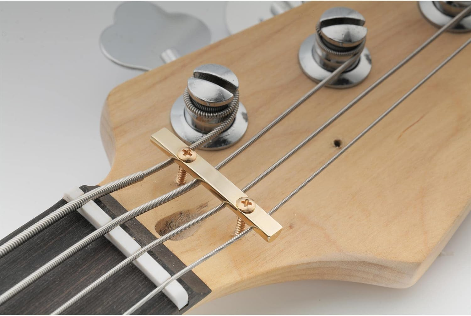Musiclily Pro 43Mm Brass Bass String Retainer Bar for 4-String Electric Bass, Gold - Gold image number 6