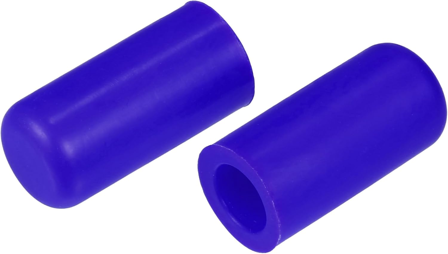 X AUTOHAUX 5 Pcs 8Mm 0.31" Silicone Hose Cap Intake Vacuum Hose Tube End Plug for Car Blue image number 1