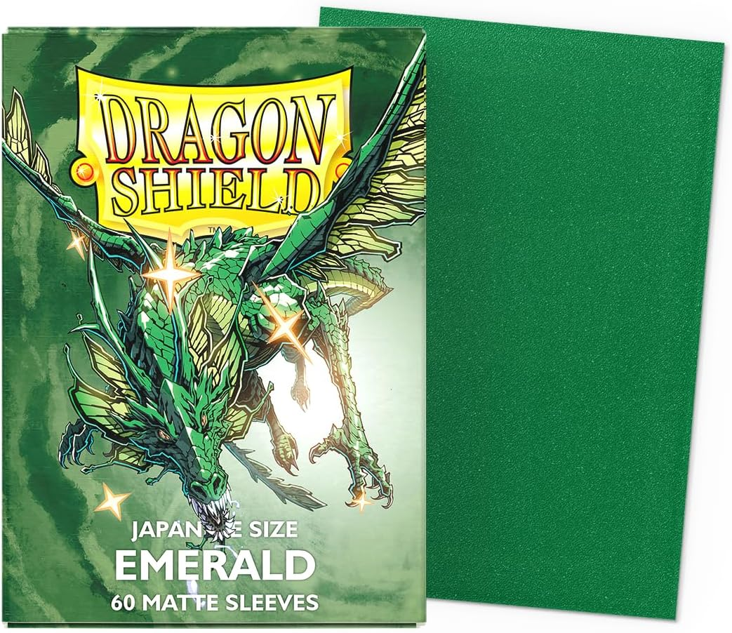 Dragon Shield Emerald Matte Japanese Sleeves (Box of 60)) image number 2