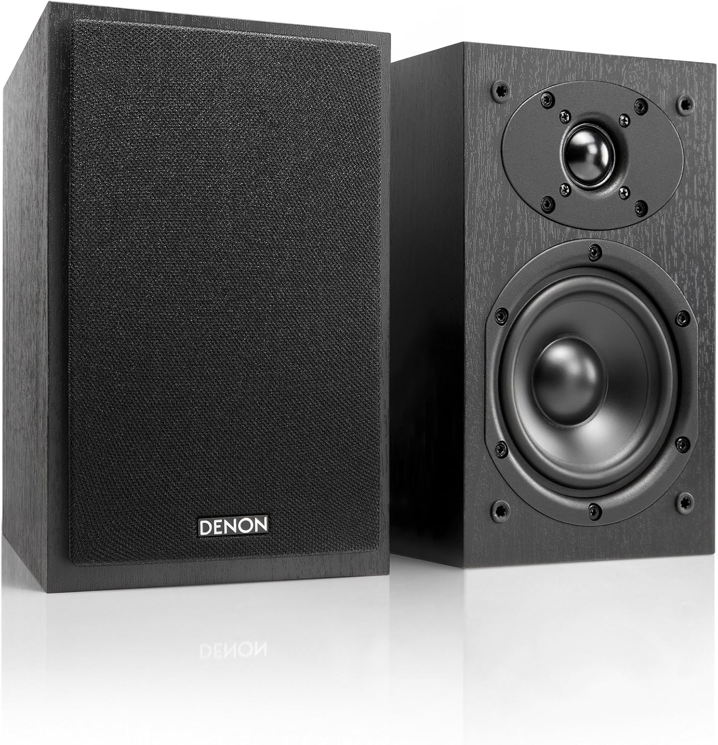 DENON Book Shelf Speaker SC-M41-BK (1 Pair) (Black)【Japan Domestic Genuine Products】
