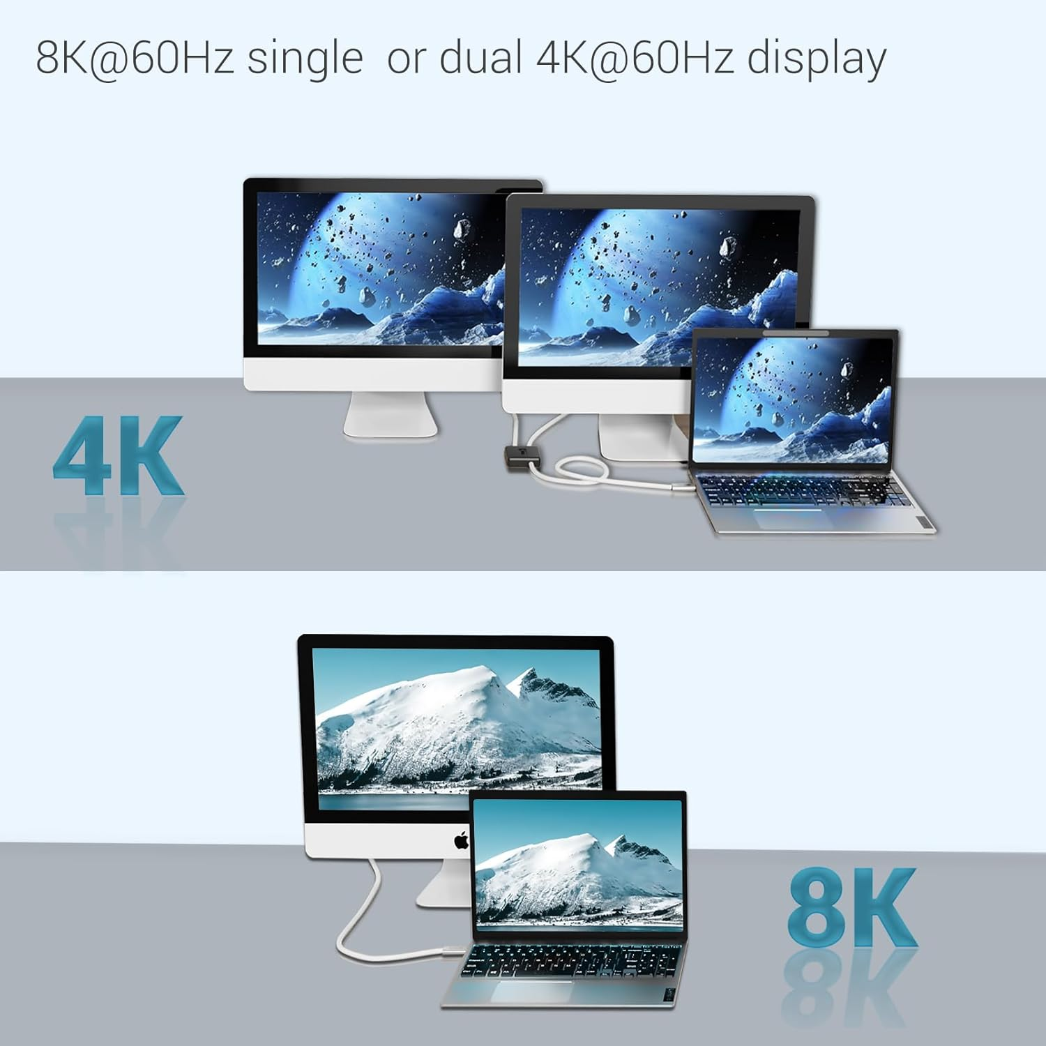 240W USB C Cable 2M, SUMPK USB4 Cable with 40Gbps High Speed Data Transfer, Single 8K/Dual 4K Display Compatible for Thunderbolt 4/3 Monitor/Hub/Docking Stations, Iphone 15 Pro Max image number 2