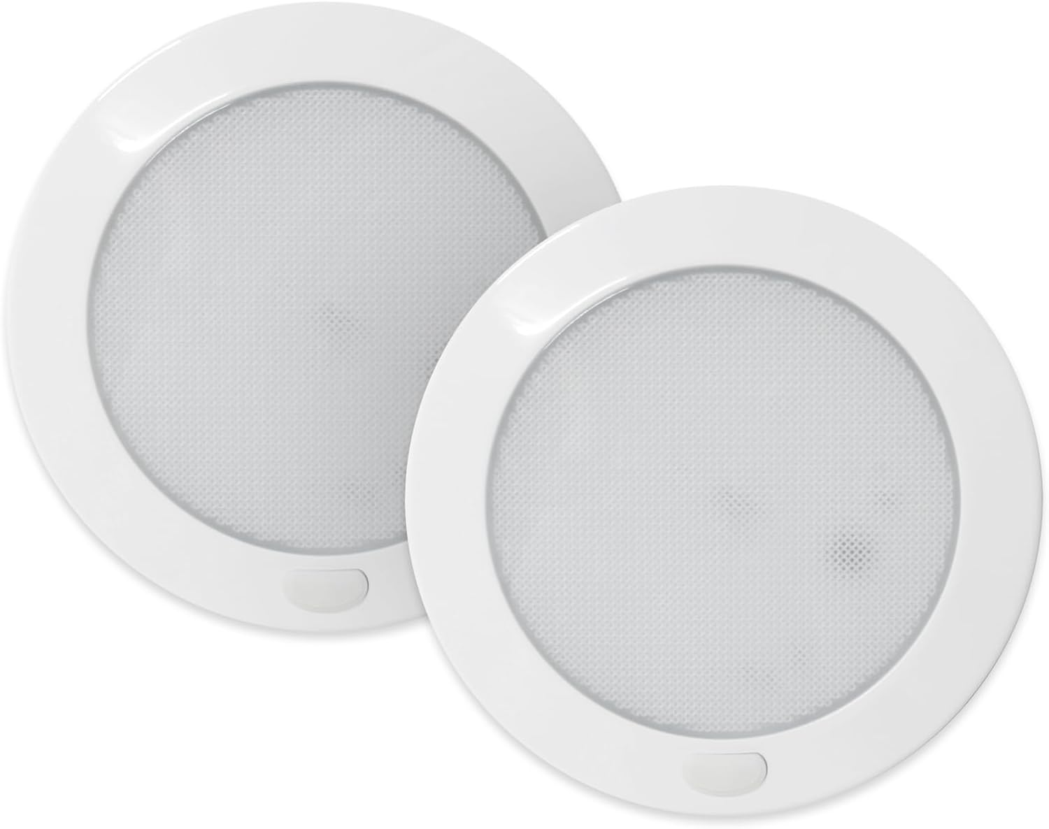 Dream Lighting 12Volts LED Ceiling Lights with Switch 5 Inch White Shell Panel Interior under Cabinet Light Warm White Dome Lamps for Auto RV Boat Yacht Caravan Motorhome Camper Trailer Pack of 2 image number 5