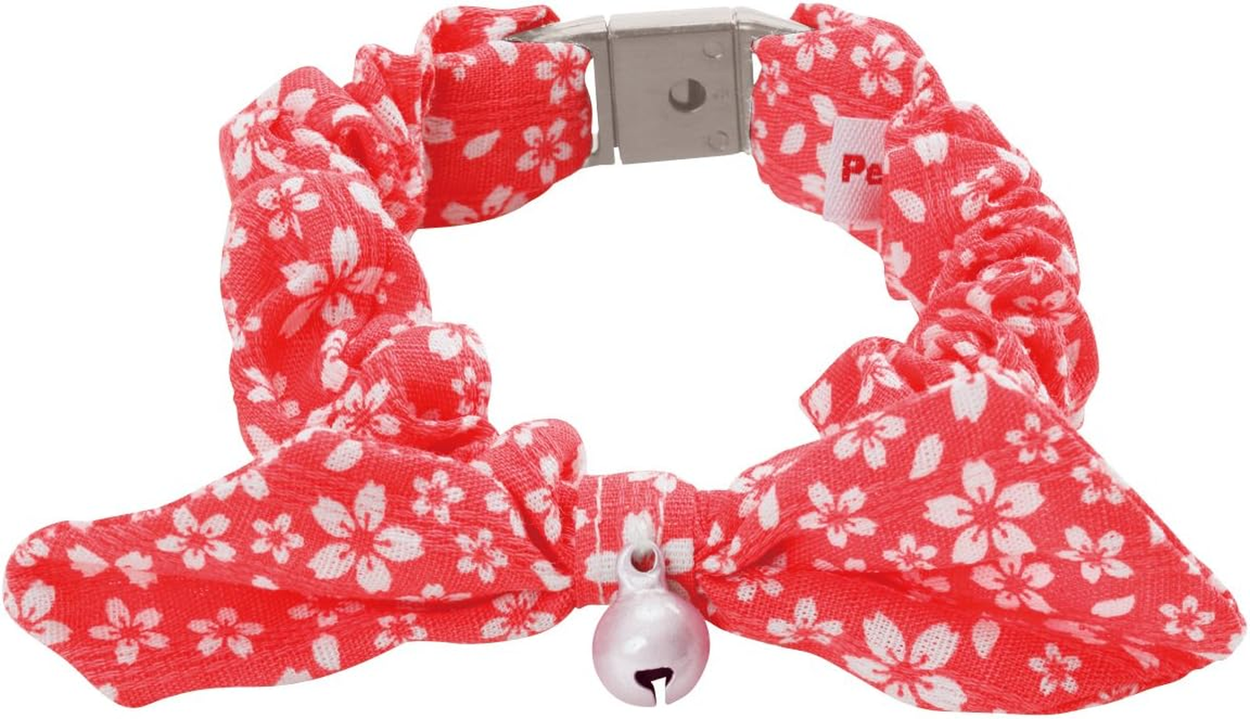 Petio Neko Komachi Chou Chou Cherry Sakura Cat Collar, Red image number 4
