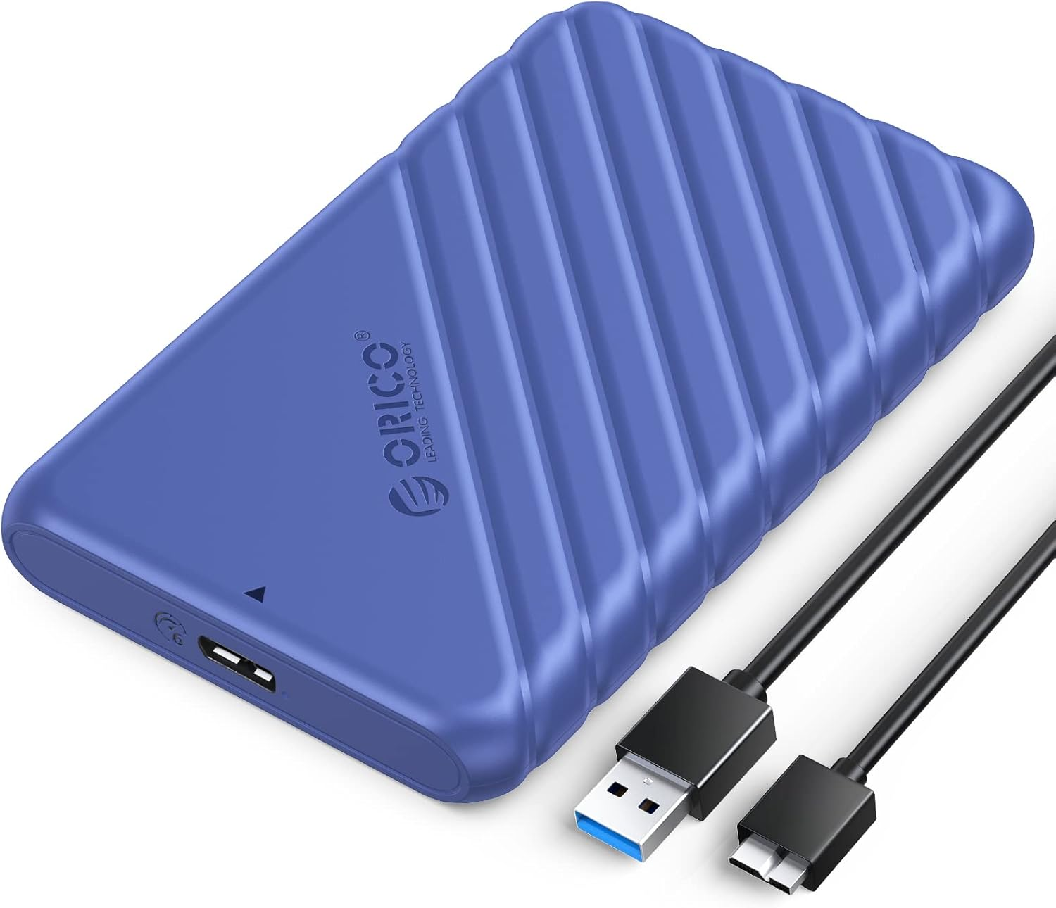 ORICO 2.5 Inch Hard Drive Enclosure USB 3.0 to SATA III for 7Mm and 9.5Mm SATA HDD SSD Tool Free [UASP Supported] Blue (25PW1-U3) image number 1