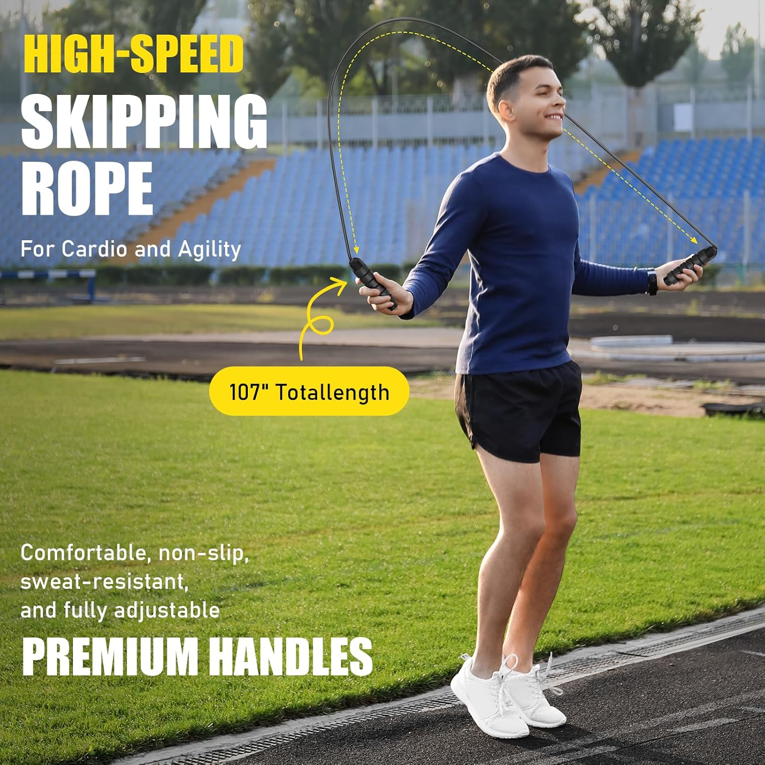 Agility Speed Training Equipment Set - 20Ft Speed Ladder, 12 Cones, 4 Adjustable Hurdles, Jump Rope, Parachute, 3 Resistance Bands | Ideal for Basketball, Football, Soccer, for Kids, Youth, Adults image number 5