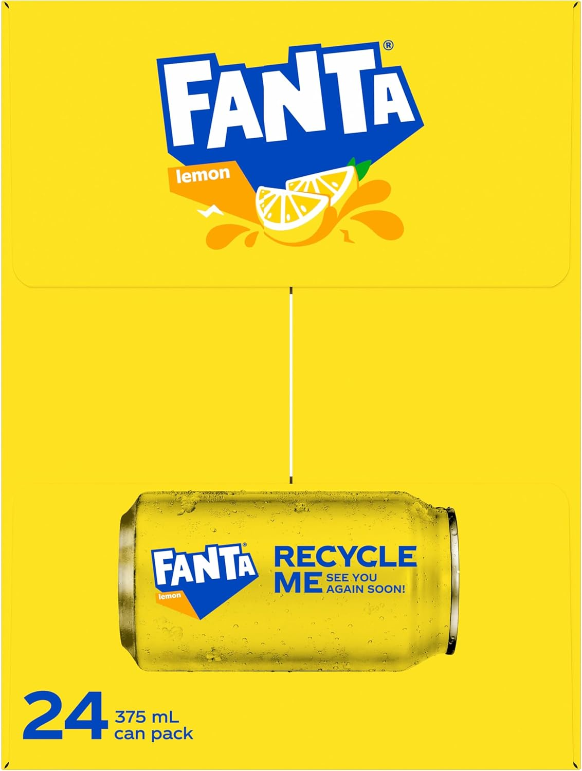 Fanta Lemon Soft Drink 24 X 375Ml Can image number 3