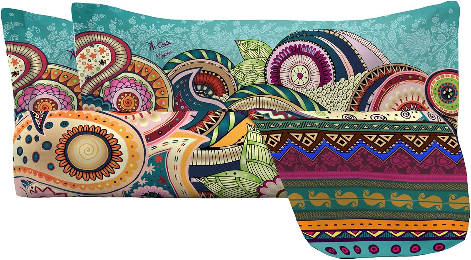 KI-OSA 657 Microfibre Duvet Cover Set, Double image number 2