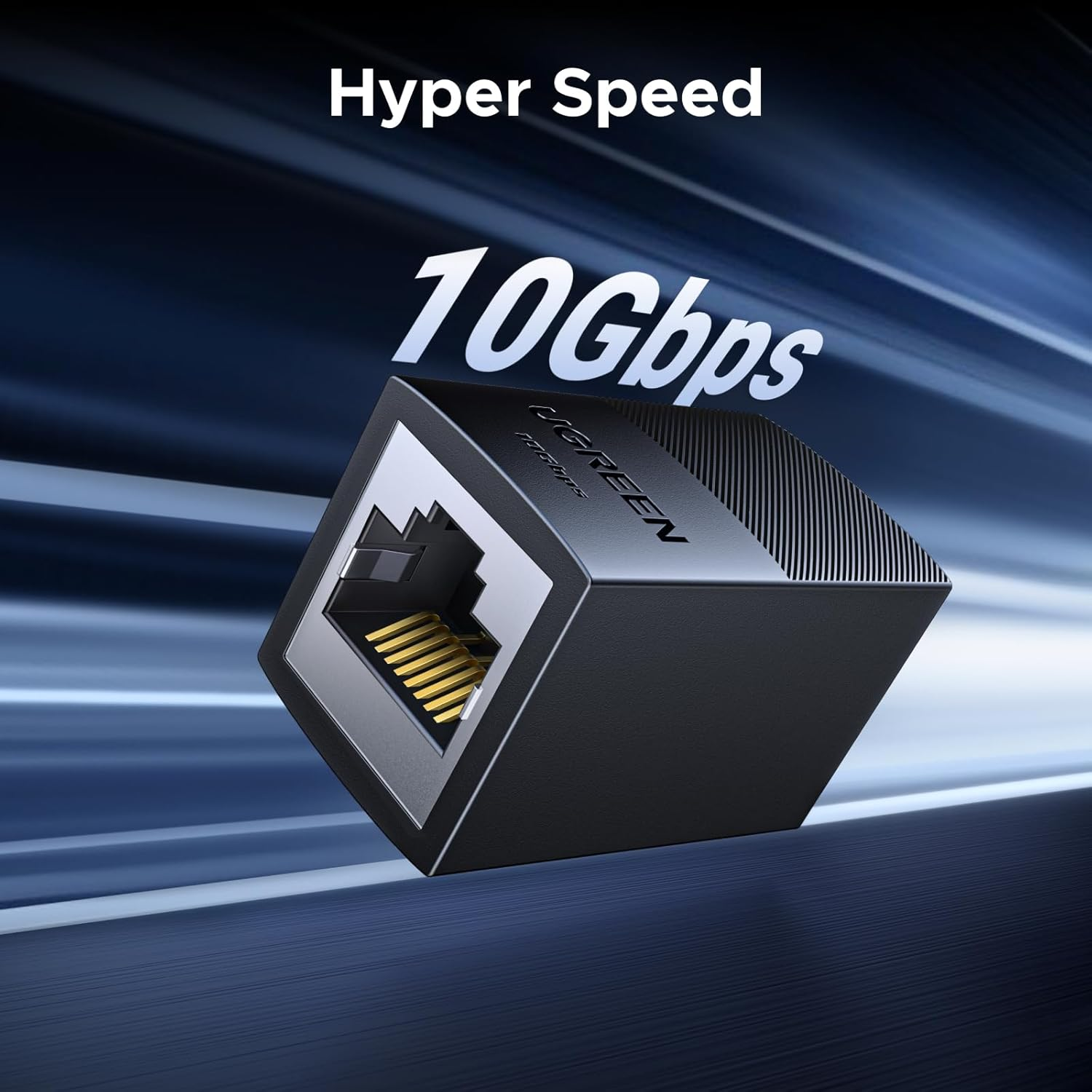 UGREEN Ethernet Coupler 2 Pack, 10Gbps POE High-Speed Shielded Ethernet Extender, LAN Extension Adapter Female to Female for Cat8/Cat7/Cat6/Cat6A/Cat5E/Cat5 Cable image number 3