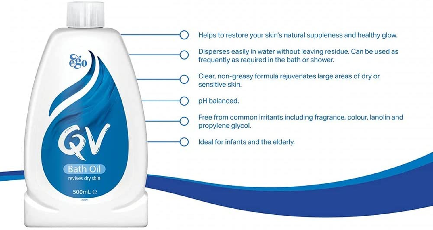 QV Bath Oil 500Ml, 500 Ml image number 1