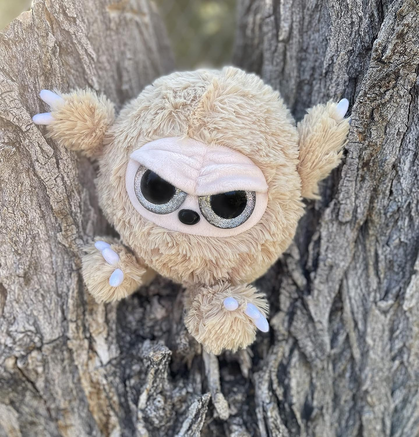 Grumpy Baby Sloth - Adorable Super Soft Plush Stuffed Animal Toy Doll (Glitter Eyes) - Large 12 Inch - Unique Toys for Kids and Adults image number 2