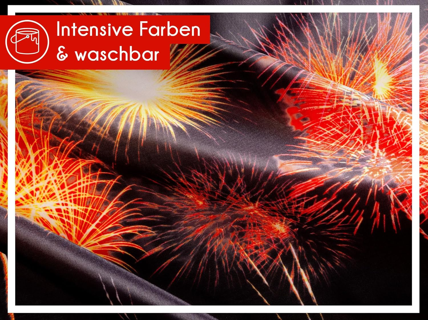 PHENO FLAGS Happy New Year Flag 90 X 150 Cm - Weatherproof Flag with Metal Eyelets and Special Sealing Technology - Double Hemmed Flag with Brilliant and Vibrant Colours image number 6