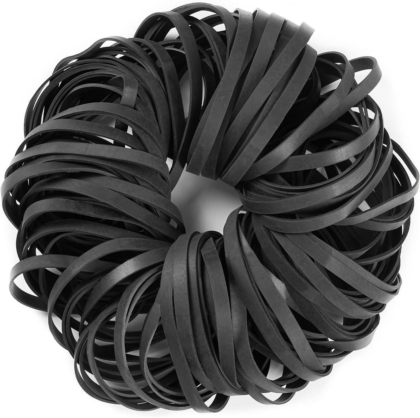 Rubber Bands No.64 Size#64 Elastic Rubber Band Black 100Pcs 200 Grams Office Supplies File Folders Litter Box