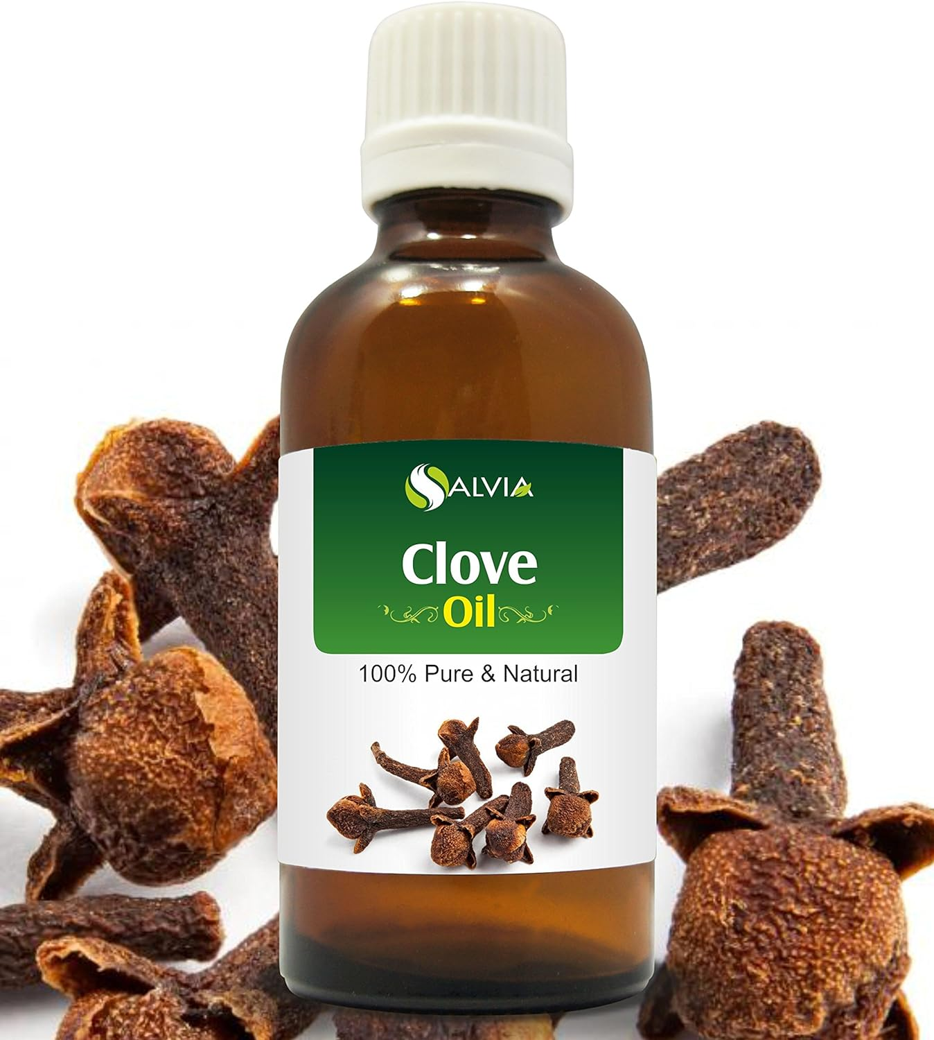 Salvia Clove Oil - 100 Ml / 3.38 Fl Oz | Steam-Distilled Oil for Aroma, DIY Blends & Home Use image number 3